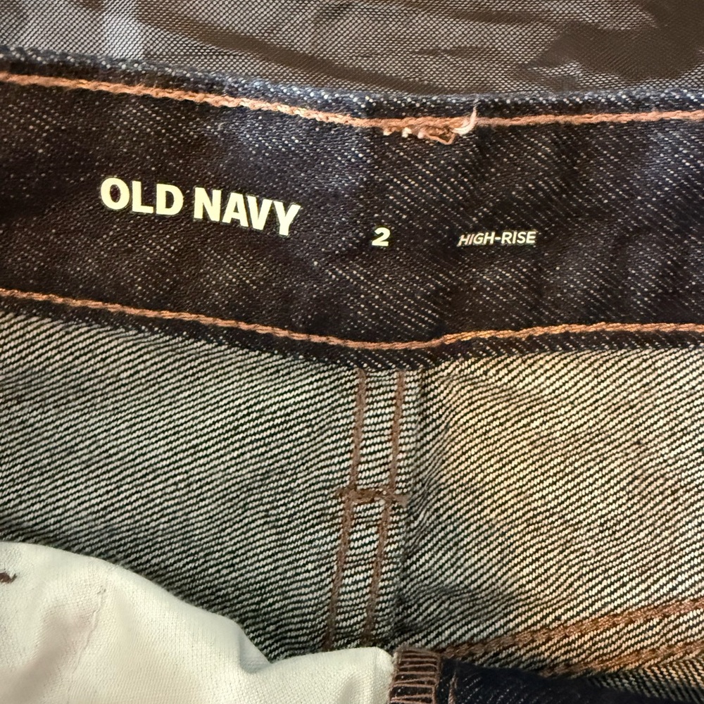 Old Navy Dark Wash High-Rise Mini Skirt NWT - Picture 4 of 9